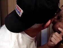 Gloryhole Bj Dilf Takes Cum On Face After Home Deepthroat