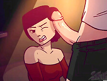 Drinker Girl Taking Advantage Of Teenage Boy