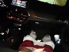 Public Car Blowjob With A Blonde And A Big Cock