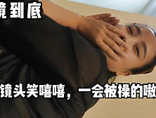 One shot! Now smiling at the camera, then crying fuck fuck