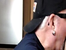 Gloryhole Dilf Sucks In Homemade Closeup