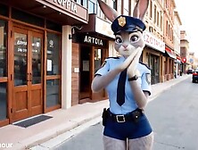 Fur Zootopia: Judy Hopps and Nick Wilde - Cunning Fox Bangs Bunny after work