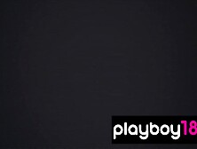 Pale skinned babe Kimberly Phillips reveals her big boobs in a park