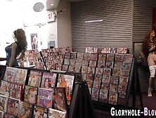 GLORYHOLEBLOWJOBS - Analized gloryhole mother i'd like to fuck redhead gets jizzed