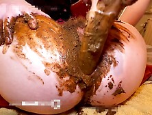 Hairy French Girl Fucks Her Shitty Ass