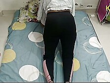 yoga teacher fuck with student, kissing fucking