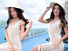 Spanish Babe Blanca Wants To Try White Wang On Vacation - Cream-pie