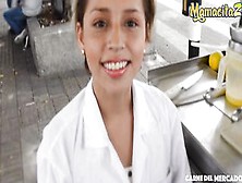 MAMACITAZ - Bombshell Hispanic Siarilin Martinez Takes Daddys Penis