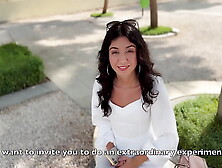 Public Agent Pickup - Sweetie Agrees to Cumwalk for a New iPhone