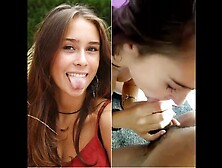 Teen Slut Sucking Cock Before And After