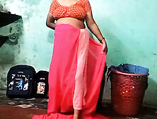 Tamil Priyanka Stepaunty Saree Changing
