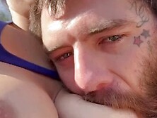 I invite my neighbor over drink hot milk out of my tit