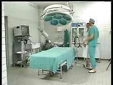 British floozy Melanie Rowan in a German FFM hospital scene