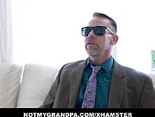 Immodest Step-Grand-Dad Takes Advantage of Granddaughter – Fake