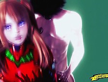 Asuka Eva-02 3D Asian Cartoon