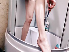 Preparing For Sex,  Waiting For A Husband In The Shower