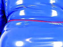 Kinky PVC Dress Big Tits and Rope (Mature Milf Mom Swinger Big Ass Big Tits BBW Plump Amateur Homemade Jiggle Self Tied)