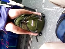 Upskirt (fake) on London Tube