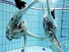 Anna Netrebko and Lada Poleshuk Underwater Lesbos