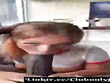 Sky Bri is a delightsome blond hottie who loves to have sex with ebony lads