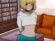 Get up close and personal with Bunkered Gameplay 2: The Hentai Adventure - An anime adventure with big natural tits and uncensor