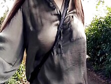 Boobwalk,  Shiny Blouse With Strap