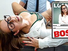 LOAN4K.  Hidden sex between nasty Boss and her nasty manager on the office table
