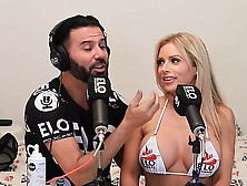 Huney Baked Tits Rides Elo Podcast In The Middle Of Interview