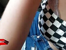 Big-Ass Latina Stepdaughter Fucked in the Car