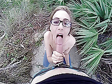 teen Blonde Handling Two Big Cocks (18+)