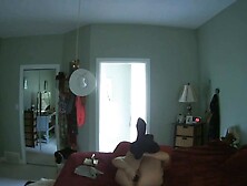 Brunette Solo With Black Dildo