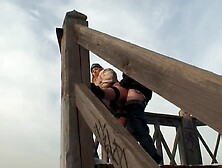 Erstes Treffen und direkt in der Oeffentlichkeit gefickt