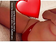 Busty Charming Lexie Smith Orgasm for me through Snapchat