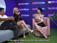 Vane Medina- Latin chick Large Butt Comes on the Podcast to Talk...  and Ends Up Screwing and Groaning with a Stranger