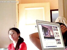 flashing cock to Japanese sluts during dinner LOL