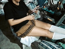 Naughty Filipina teen seducely playing pussy video call sex