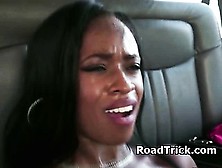 Dirty Black Slut Sucks Dick In Backseat Of Bang Bus