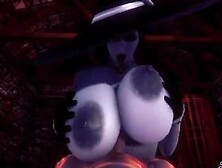 Realistic 3D Hentai: Lady Dimitrescu Big Tits Pov Boobjob & Cowgirl Creampie - Resident Evil Anime Porn