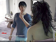 Husband reveals his super sexy hot wife to their guest in this wild cartoon episode