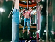 Guatemalan large-bottomed cutie groans and suffers with fun CAP. I