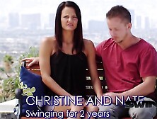 Join them in this hot and sexy game they are playing at the Swing House.