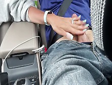 Jerking Daddyu2019S Cock In The Car