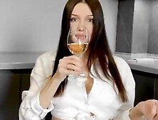 Russian girl sucks her stepbrother into porn