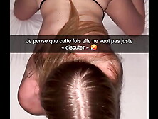 French Cheat Snap - Petite blonde cheats on her boyfriend with his best friend!!