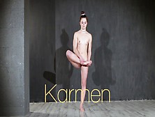 Makingsplit Scene With Appealing Karmen From Flexy Teens