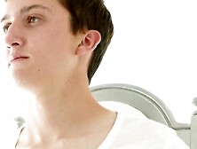 MasonicBoys - Handsome young boy gets stroked and probed by domina daddy