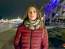 GERMAN SCOUT - Petite Youngster Veronica first Time Anal Sex at Street Casting