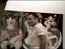 Topaz watches a man jerking off and helps him keep his cock hard by giving him a blowjob and giving him her pussy to