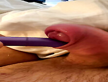 Vibrator In Fat Hard Cock