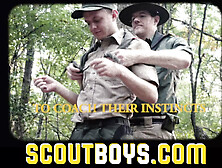 Scoutboys Cute Hairless Johnny Hunter Fucked Outdoors By Hung Dilf